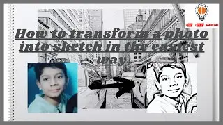 How to convert photo into sketch | How to convert photo into sketch online | Online sketch maker