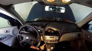 Nissan Almera N16 dashboard and radio removal - How to DIY guide