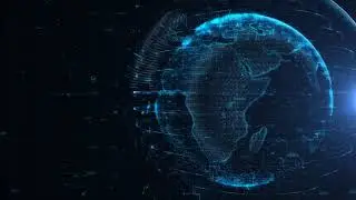 World Map in Graphic Motion