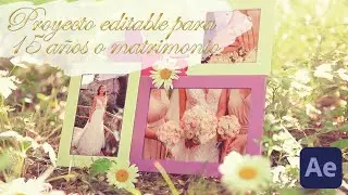 ✅😎Photo Álbum Editable GRATIS (Proyecto editable para 15 años o matrimonio) After Effects✅😎