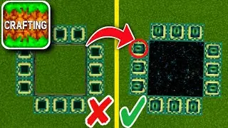 How to Make END PORTAL in Crafting and Building