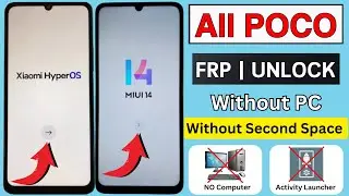 All Poco Frp Bypass/Unlock Android 14 Without PC/ All Poco Google Account Bypass | Frp Unlock
