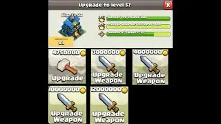 How to Upgrade TH 12 | GIGA TESLA 1 STAR to 5 STAR | Clash of Clans | COC | 