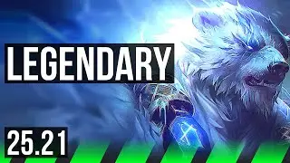 VOLIBEAR vs MORDEKAISER (JGL) | 11/1/15, Legendary | EUW Master | 25.21