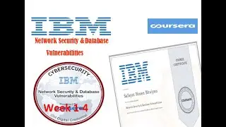 Network Security & Database Vulnerabilities | All Quiz | Coursera