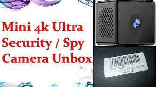 Mini 4k Ultra Security / Spy Camera From Amazon | Unboxing