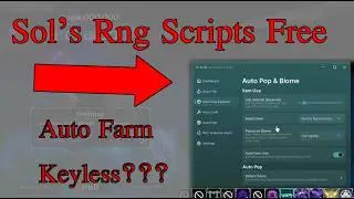BEST Sol’s RNG Script Free 2026 | Auto Fish, Auto Sell, Auto Poping Potion (Mobile/PC)