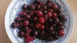 Компот из замороженной вишни/самый быстрый и лёгкий рецепт компота