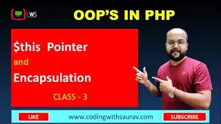 this pointer in oops | Data Encapsulation | PHP OOPS -2021