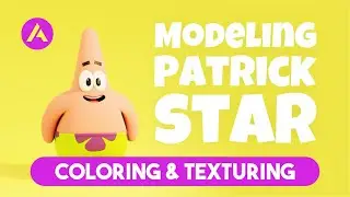 Coloring & Texturing Character Patrick Star (Tutorial Blender)
