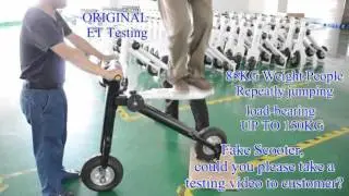Same appearance? Not same quality. Original ET scooter vs Counterfeit ET scooter
