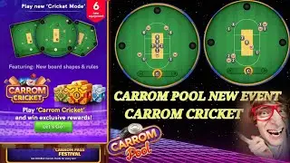 CARROM POOL NEW UPDATE CARROM CRICKET WORLD CUP // unik gaming ug