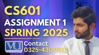 CS601 assignment 1 solution 2025 |  CS601 assignment 1 solution spring 2025 # CS601