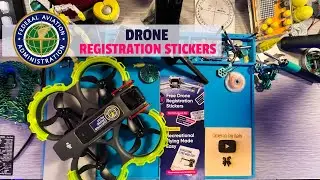 Drone registration stickers - free drone registration stickers