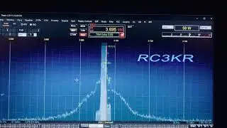 Трансивер Odyssey2 trx работа на 80 м. диапазоне.