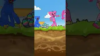 The Story of Huggy Wuggy Eggs #shorts #animation #memes