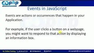 31 - Events in JavaScript | Introduction to Events
