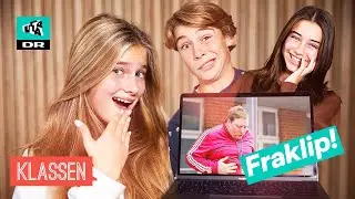 Får grineflip under optagelser!
