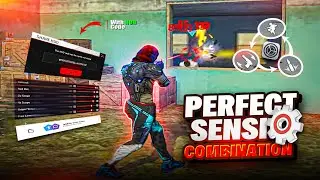 I found best ONLY RED Headshot Settings | Best Sensitivity + HUD Code! | Free Fire 2025 🇧🇷⚙️