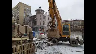 Колесный экскаватор Hyundai r 170 w 7 компании Техоптимум