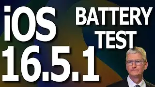 iOS 16.5.1 iPhone Battery Life / Battery Drain / Speed Test