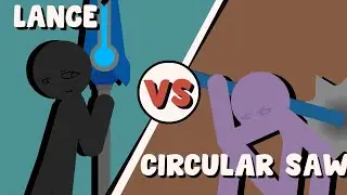 Supreme Duelist Stickman Animation: Lance vs Circular Saw