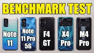 Xiaomi Redmi Note 11, Note 11 Pro 5G / Poco F4 GT, X4 Pro, M4 Pro 🔥 Benchmark Test ⚡