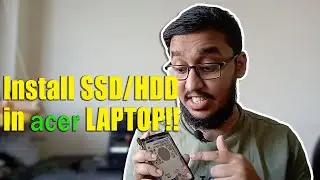 How to install SSD/HDD in Acer Laptops. Acer Aspire 3, Aspire 5!!