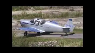 Various Globe Swift GC-1B Taxiing and Taking Off CSU3