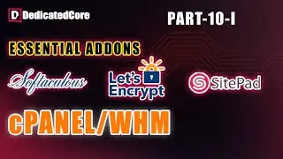 Softaculous , Sitepad and LetsEncrypt - Essential Addons In cPanel