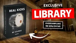 ≡ Real Kick Drum Sample Pack 🏷️ EXCLUSIVE DRUM KIT
