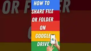 How To Share Google Drive File/Folder To Everyone