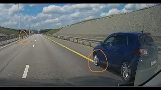 Разорвало колесо - трасса М4 объезд Лосево в сторону Москвы 2.05.2021