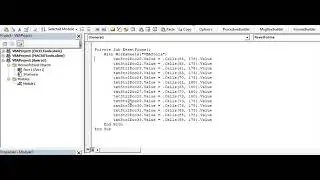 Перестановка частей кода VBA относительно равно