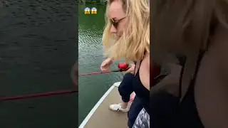 She'll never go fishing again! 🐊