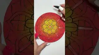 Mini Mandalas 🎨🖌️ #painting #art #arttherapy #colouring #paintingforbeginners #satisfyingvideo