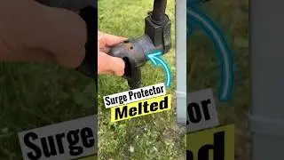 Surge Protector Melted Plug