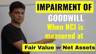 Impairment of Goodwill / How to record when NCI is measured at Fair Value or Net Assets?