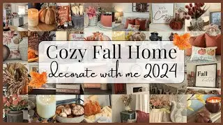 🍂 2024 EARLY FALL DECORATE WITH ME│COZY FALL DECORATING IDEAS│FALL DECOR INSPIRATION│FALL HOME DECOR
