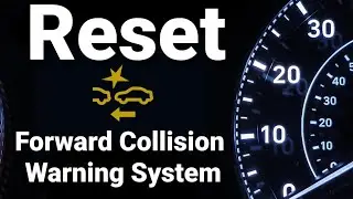 How to Fix & Reset Forward Collision Warning (FCW) Light Stays On | Pre Collision System Malfunction