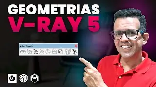 CURSO GRATUITO V-RAY 5 | AULA 08 | Proxy, Fur, Decals e +