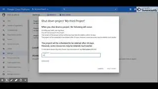 Google Cloud Platform - Create and Delete Project