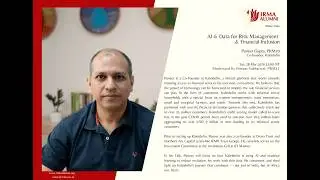 IRMAn Talks by Puneet Gupta, PRM 20: AI & Data for Risk Management & Financial Inclusion