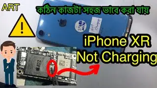 iPhone XR not charging. Charging ic replace.