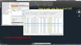 05 Add shp file in AutoCAD civil 3D L005