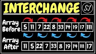 Program to interchange the adjacent elements of the array | java | ICSE X | class 10 | Semester 2