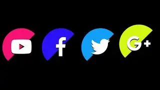 How to create social media icons hover effect only html and css || social media hover effects css