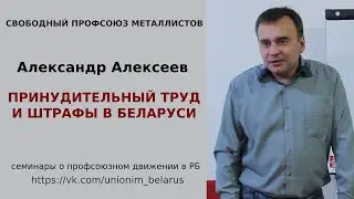 Принудительный труд и штрафы в Беларуси. Алексеев А.А.