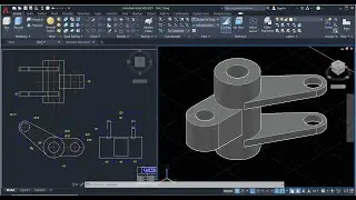 3D Modeling in AutoCAD | Autocad 3D CAD drawing_2 | AutoCAD 2024