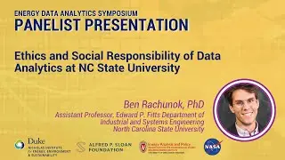 Ethics and Social Responsibility of Data Analytics Research at NC State University